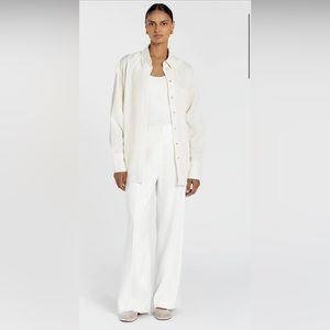 Never worn, AKASHA TENCEL Buttermilk shirt.